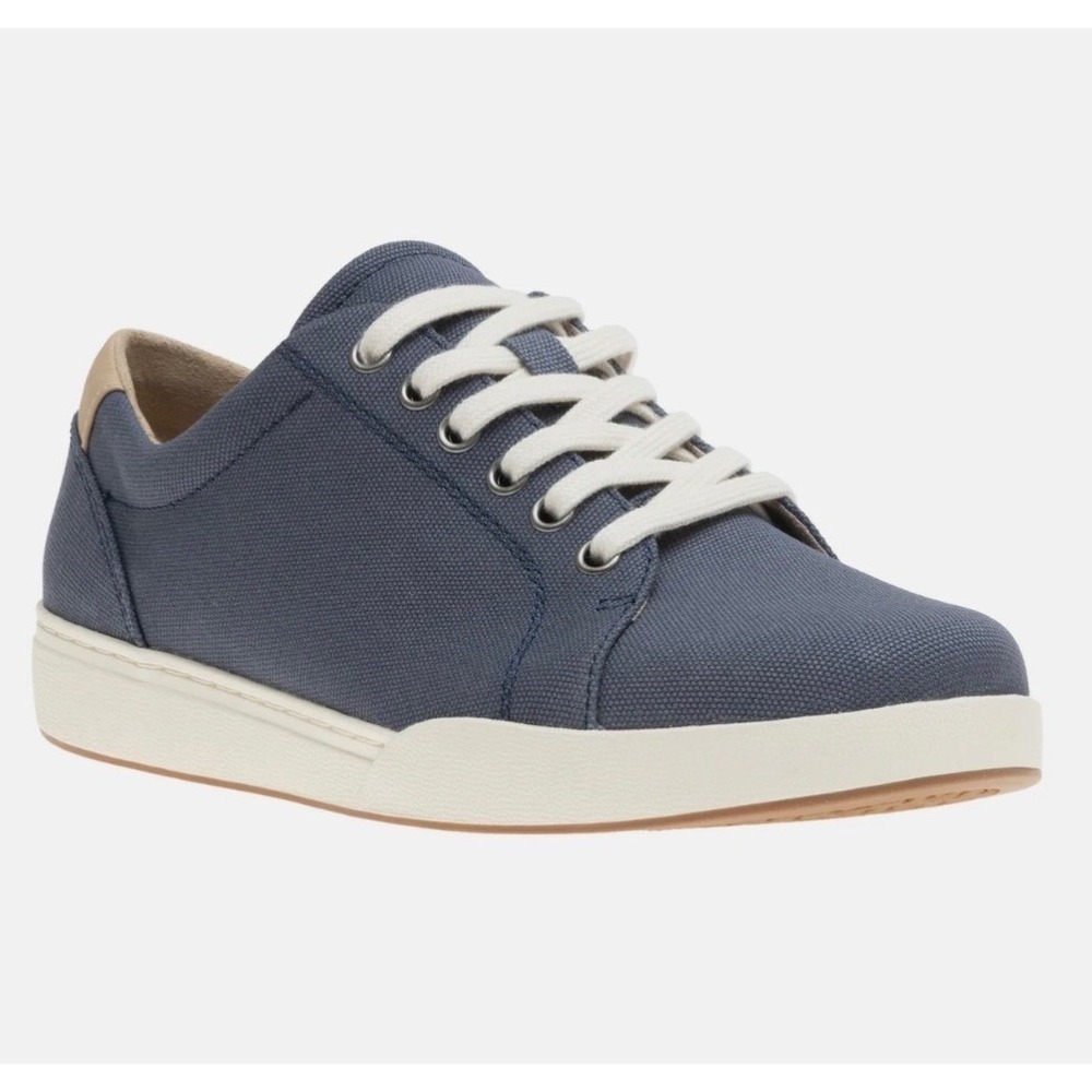 ABEO Encore Lace 2320 Blue Canvas‎ Walking Sneakers Womens 9.5 Orthotic Support